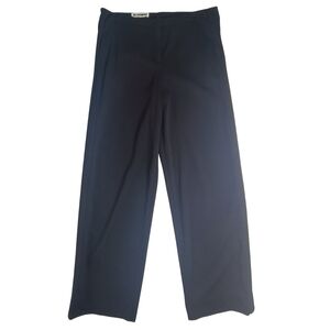 Jil Sander Black Wool Straight Leg Trousers Size EU36/US6